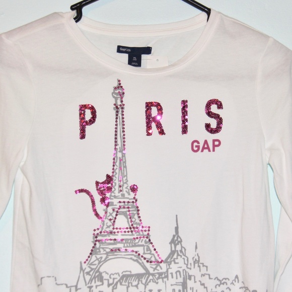 Gap Girl's Paris Long Sleeve Tee - Picture 4 of 7